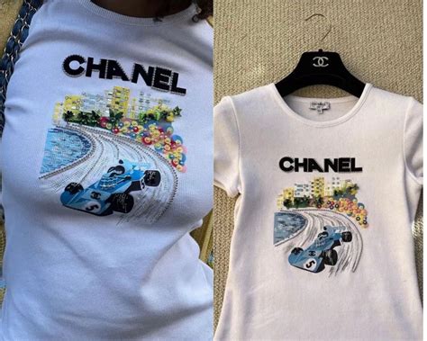 chanel t shirt race car|chanel racer chic 2023.